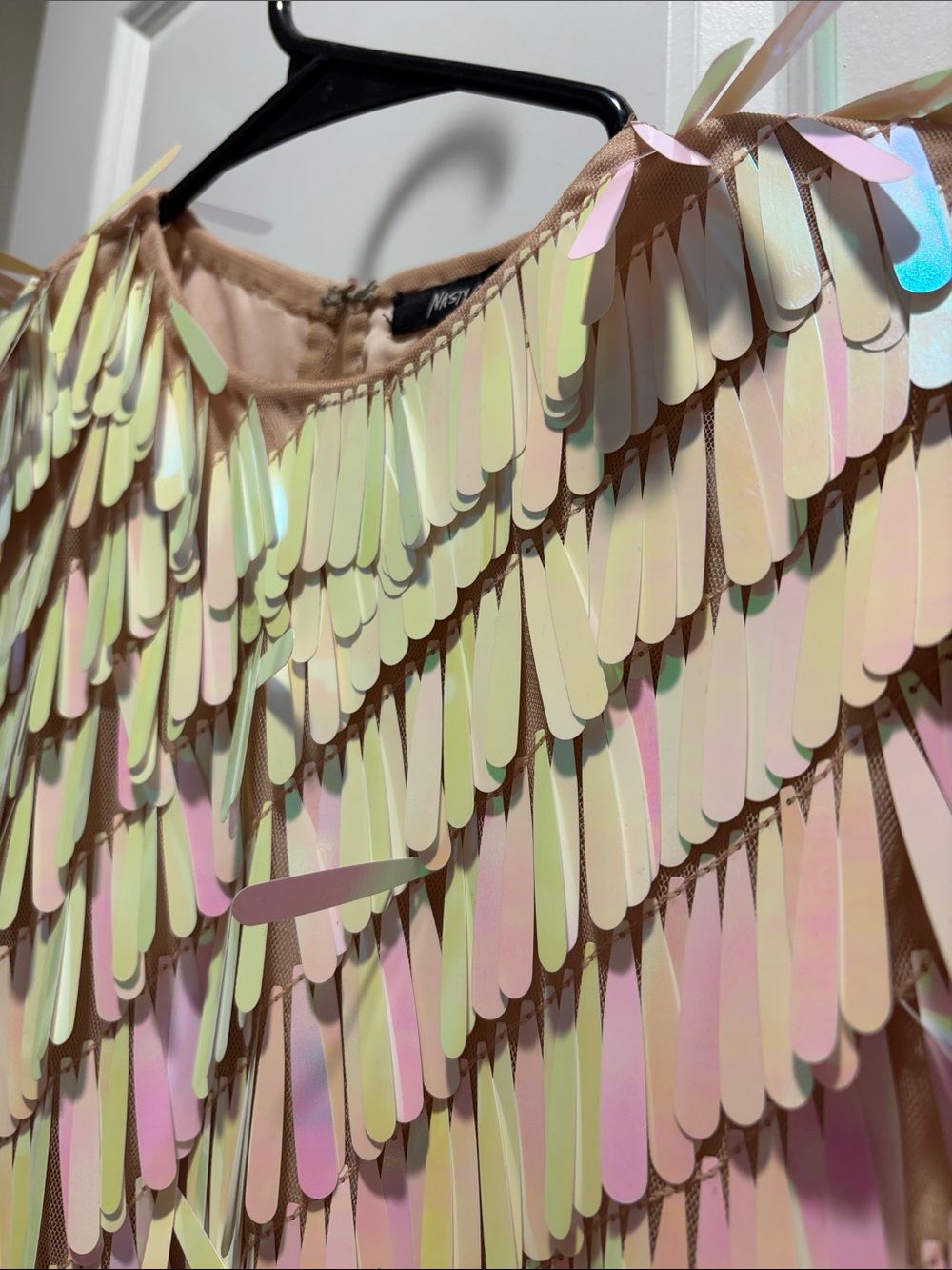 Nasty Gal Iridescent Sequin Tank Top - Picture 4 of 5